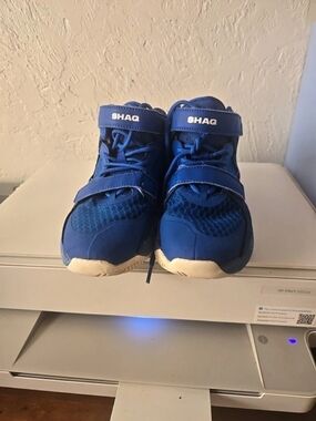 Shaq Radiate Girls/Boys US 3 Blue High-Top Sneakers